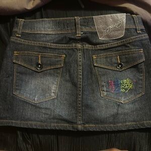 Ed hardy mini skirt
